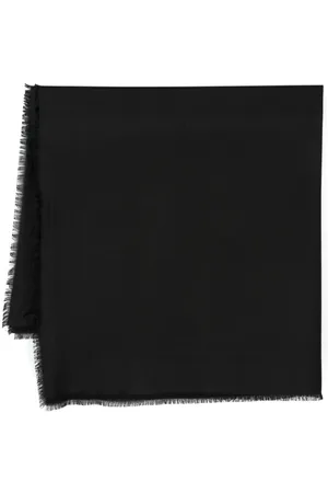 Saint Laurent Logo-jacquard scarf