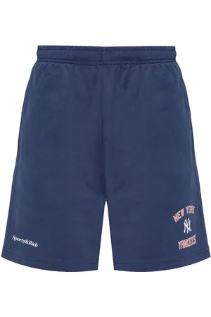 Sporty & Rich X 47 x New York Yankees logo-print track shorts