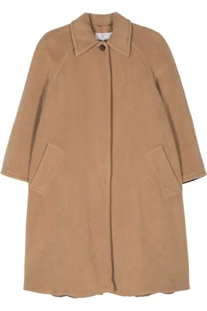 VALENTINO GARAVANI 1980 brushed midi coat