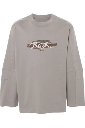 ROA Long-sleeve graphic-print T-shirt