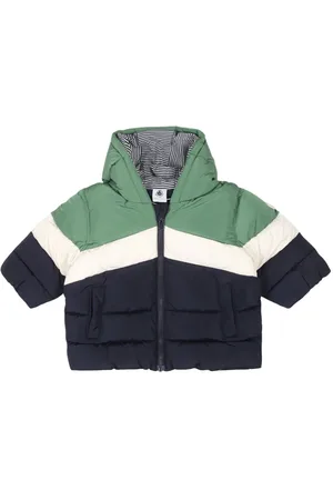 Petit Bateau Logo-patch padded jacket
