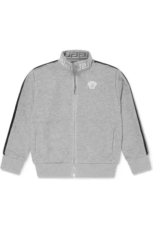 VERSACE Greca zip-up sweatshirt