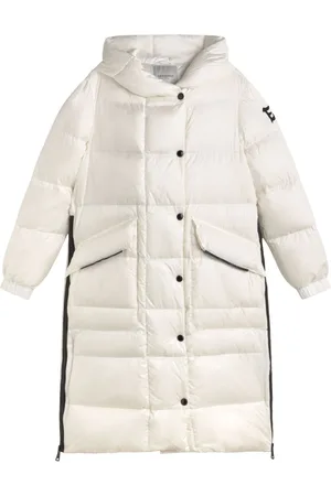 Ermanno Firenze Slit-detail long padded coat