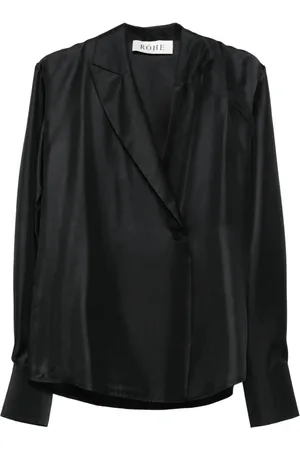Rohe Asymmetric-lapels blouse