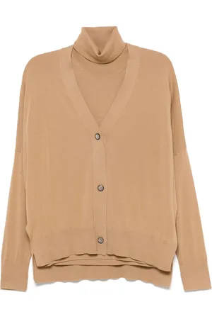 BLANCA Fine-knit vest and cardigan set