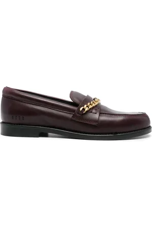 Golden Goose Chain-link leather loafers
