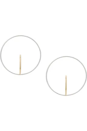 CHARLOTTE CHESNAIS Gold Saturn large earrings