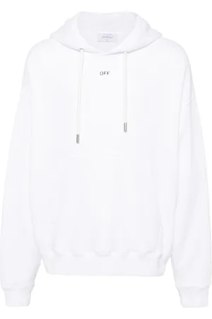 OFF-WHITE Logo-print cotton hoodie