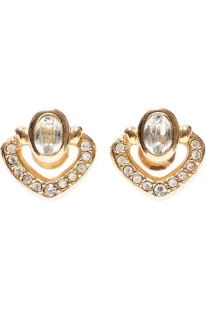 Dior Rhinestone stud earrings