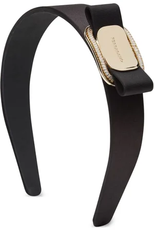 Salvatore Ferragamo Logo engraved headband