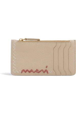 Marni Logo-embroidered wallet