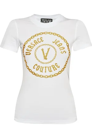 VERSACE Logo-print T-shirt