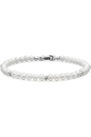 David Yurman Sterling Bijoux Spiritual Beads pearl bracelet (4mm)