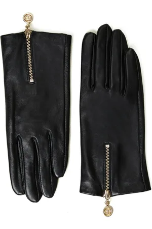 Twin-Set Oval T leather gloves