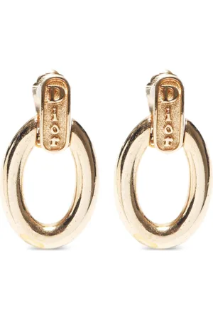 Dior 1990 circular clip-on earrings
