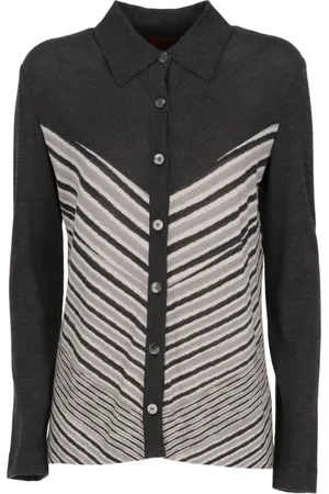 Missoni 2000s striped buttoned jumper