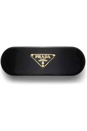 Prada Triangle-logo hair clip