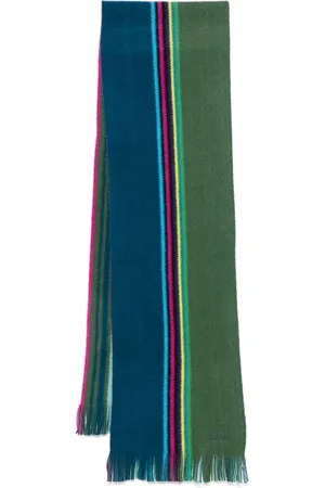 Paul Smith Sports-Stripe reversible scarf