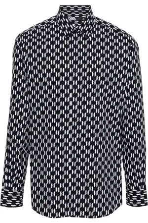 Karl Lagerfeld All-over logo print shirt