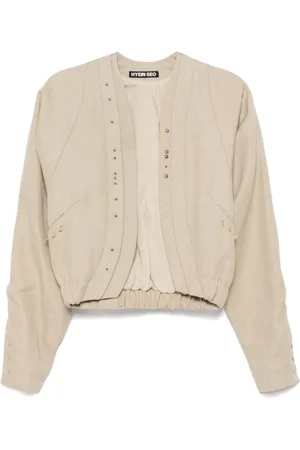 Hyein Seo Beaded silver charm blouson