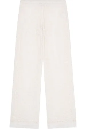 Alanui Kiss by the Book straight-keg trousers