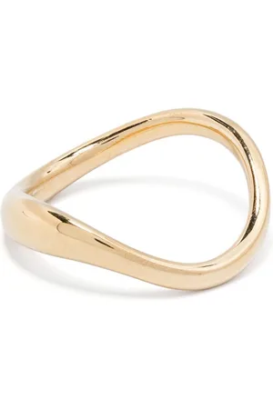 KIMAI 18kt yellow Delia Plain ring