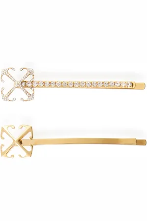OFF-WHITE Arrow hair clip (set of two)