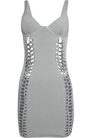 DION LEE Braid-embellished mini dress