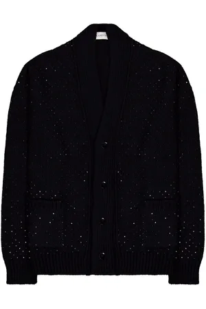 LANEUS Rhinestone-embellished cardigan