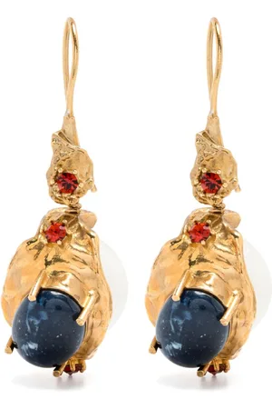 Marni Pearl-detail drop earrings