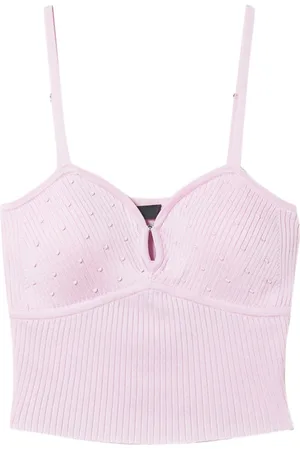 Twin-Set Bead-embellished top