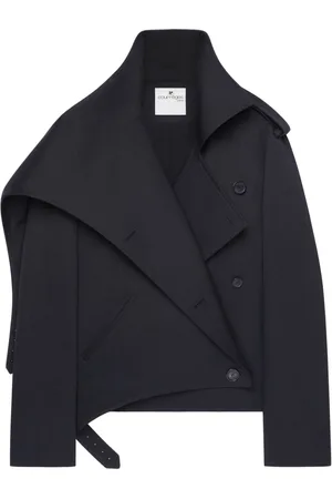 Courrèges Short oblique trench coat