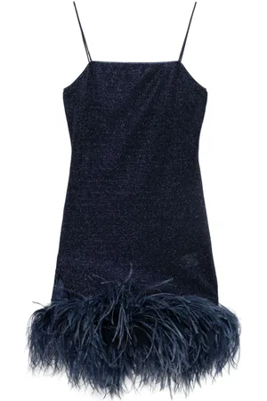 Oseree Lumière Plumage mini dress
