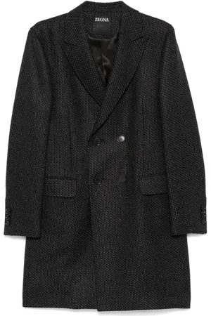 Ermenegildo Zegna Mini-check coat