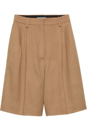 Prada Pleat-detailing shorts