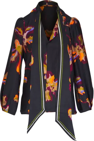 Dorothee Schumacher Floral-print silk blouse