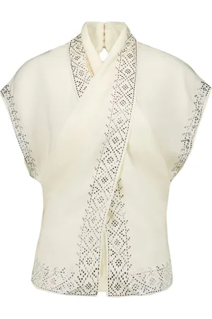 Paco rabanne Crystal-embellished blouse