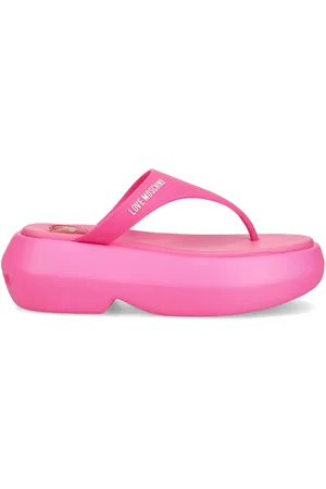 Moschino 70mm T-bar platform flip flops