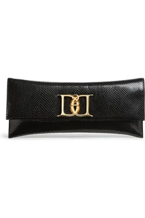 Dsquared2 Logo-plaque leather clutch bag
