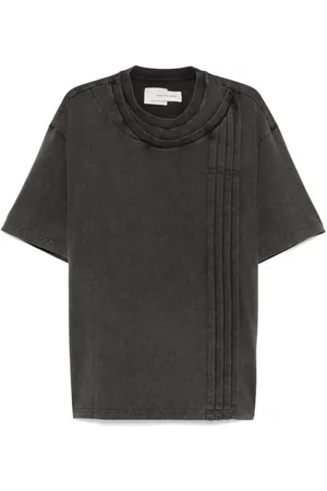 Feng Chen Wang Pintuck-detail T-shirt