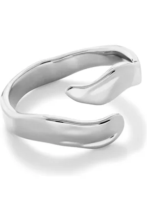 Monica Vinader The Wave asymmetric wrap ring