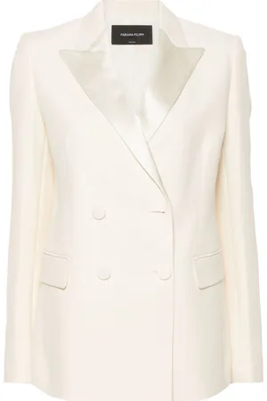 Fabiana Filippi Double-breasted crepe blazer