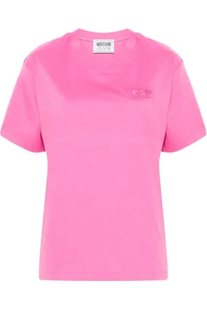 Moschino Embroidered cotton T-shirt