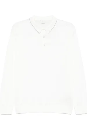 ELEVENTY Fine-knit polo shirt
