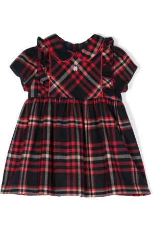 PATACHOU Tartan-plaid dress