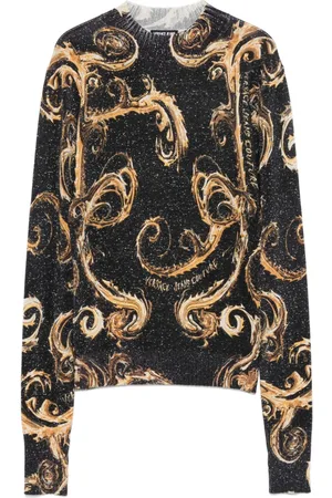 VERSACE Chromo Couture-print sweater