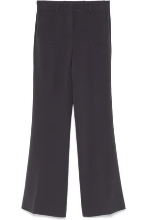 ALBERTO BIANI Crepe-texture trousers