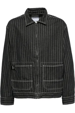 Chocoolate Stripe denim jacket
