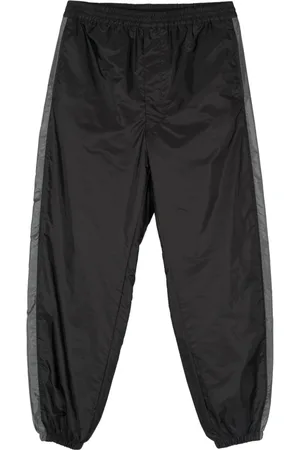 Prada Enamel triangle-logo track pants