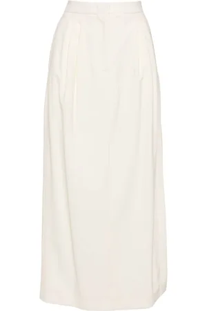 Elie saab Crepe midi skirt